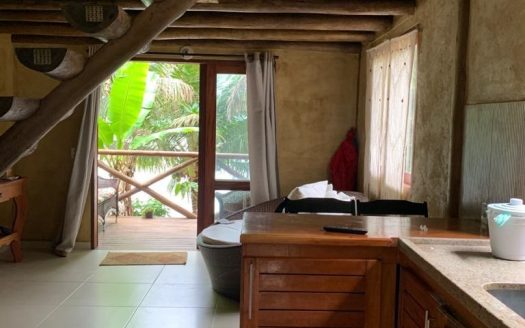 CVP 1293 – Lindo Chalé Frente ao Mar Pé na Areia na Ilha do Cedro